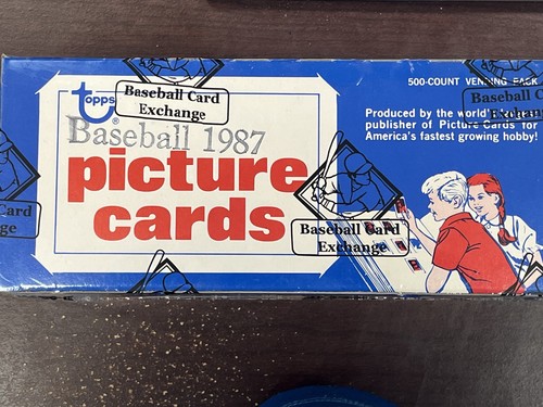 1987 topps baseball - topps, vending