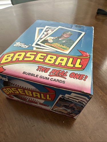 1989 topps baseball box - baseball,
