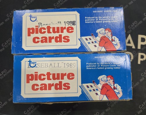 Boxes 1988 1989 topps - 2, &